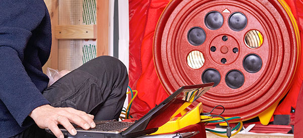 Individueller Blower-Door-Test